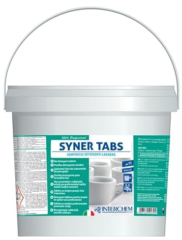 Syner Tabs 5 in 1 detergente lavastoviglie profumato al limone fustino da 150 pastiglie.