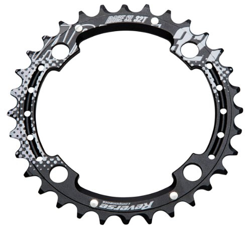 Reverse Race SL CD Kettenblatt 4-Arm 104mm schwarz: Größe: 4-Arm 104mm 38T