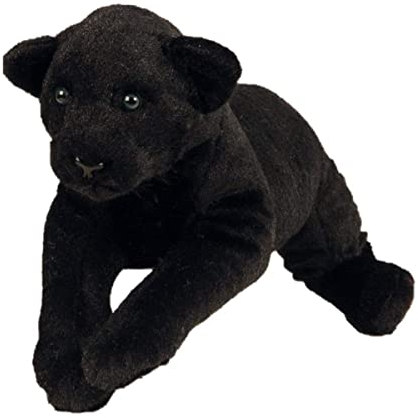 Geschenkestadl Schwarzer Panther XL Plüschtier ca. 60 cm Kuscheltier Softtier Raubkatze Stofftier