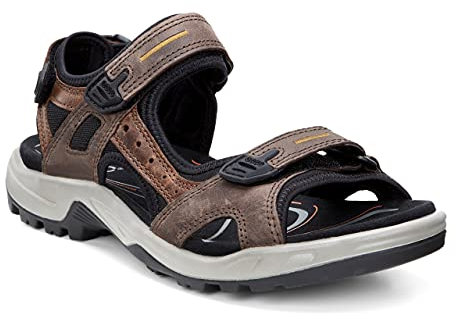 ECCO OFFROAD Men's Open Toe Sandals , Espresso Cocoa Brown Black, 13.5/14 UK