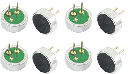 sourcing map 8Pcs 6mm x 2.2mm Cylinder MP3 Electret Condenser Microphone Pick-up