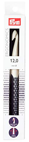 Prym 218493 Wollhäkelnadel Ergonomics Stärke 12, petrol