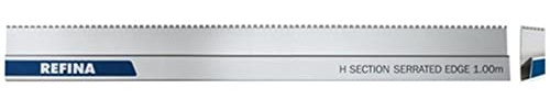 Serrated Feather Edge 1.0m h Section Plaster Render Scraper 253540 by Refina