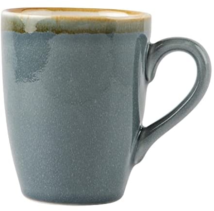 Olympia Kiln Mug Ocean 340ml Pack of 6 - Ceramic Coffee Mugs Tea Cup for Office and Home Microwave Dishwasher Safe GP350