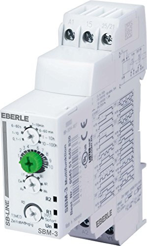 Eberle 54551649830 SBM-3 Zeitrelais 1 St. Zeitbereich: 0.01s-100h 2 Wechsler