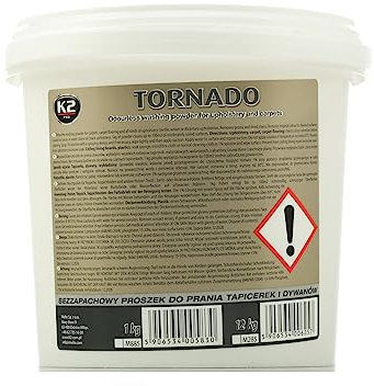 K2 Tornado Textilreiniger Fleckenentferner Polsterreiniger Teppichreiniger Pulver, Gebindegröße:1 kg