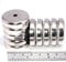 Spider Magnetics Ltd Ferrite Pot Magnet 35x7 mm With 4.8mm Hole And 6.8Kg Holding Force (Pack of 1)
