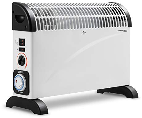 TROTEC Riscaldatore a convettore TCH 22 E riscaldamento elettrico fino a 2 kW di potenza di riscaldamento turbo ventilatore termostato