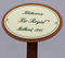 linoows Rosenschild, Rosenstecker Emaille, Kletterrose: Kir Royal, Meilland 1995