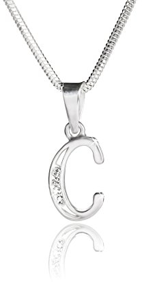 LILLY MARIE Hochwertige Halskette Aus Sterling Silber Mit Buchstaben Anhänger