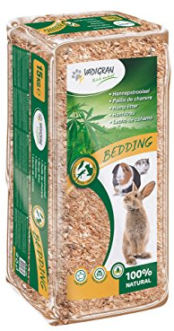 VADIGRAN Litière en Paillis de Chanvre pour Petit Animal 15 kg