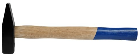 SW-Stahl 50102L Schlosserhammer 200g - Hammer mit Eschenstiel | Schlagwerkzeug mit geschmiedetem Kopf, quadratischer Bahn und abgerundeter Finne für Werkstatt, Baustelle und Haushalt