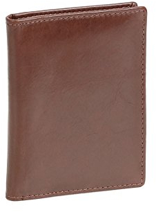 LEAS Porte-cartes, cuir véritable, marron Card-Collection''