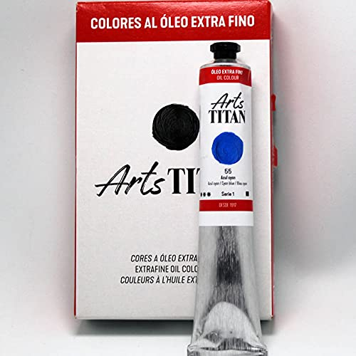 ÓLEO AZUL CYAN TITAN Extrafino 10 - 60ml. Nº 55