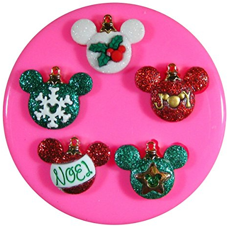 De Noël Mickey et Minnie Souris Moule en silicone Moule pour décoration gâteau glaçage pour gâteau Sugarcraft outil de fées Blessings