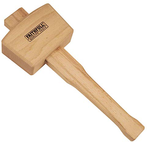 Faithfull FAICM4 Carpenters Beech Mallet 4in