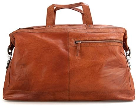 Leather Weekender - Atlanta - Brandy Cognac