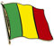 Flaggen-Pin vergoldet : Mali