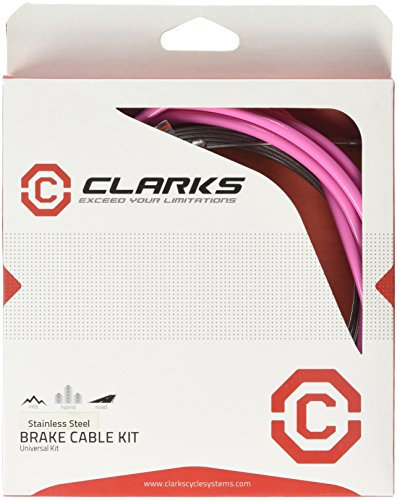 Clarks Universal-Brems-Set für Vorder- und Hinterreifen rosa