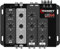 Taramp's CRX4 4-Wege Elektronische Frequenzweiche für Gitarre, Bass, Keyboard, Schlagzeug, All; schwarzer Solid State Verstärker; Musikinstrument Crossover; 4 Kanäle, 4 Bänder; 12dB / 8; 190 x 145 x