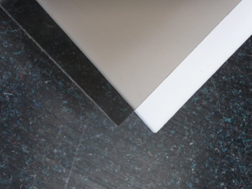 Polycarbonat Platte 1000 x 600 x 4 mm bronze (braun) 50% Lichtdurchlässigkeit Zuschnitt alt-intech®