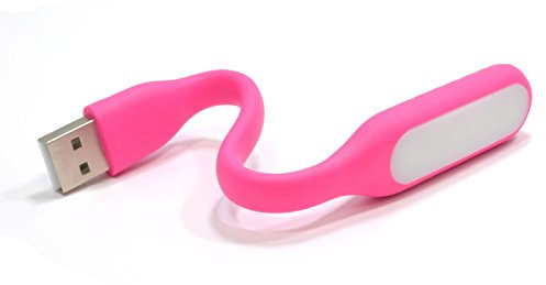 kenable Flexible LED Bright Light USB Powered Multi Purpose Laptop PC Pink