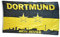 Fahne/Flagge Dortmund Mein Revier Sterne + gratis Sticker, Flaggenfritze®