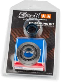 Kurbelwellenlager Stage6 HighQuality, inkl. HighQuality Wellendichtringen, Metall Käfig (bis Bj.04 - Nicht für EURO2 Moto 50