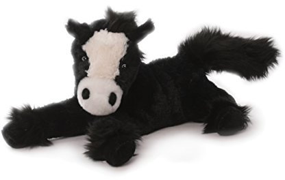 Inware 6372 - Kuscheltier Pferd Harry, liegend, 30 cm, schwarz