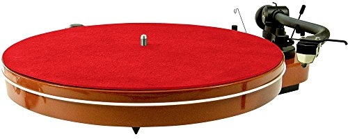 Ledermatte für Plattenspieler analogis Mat six - red