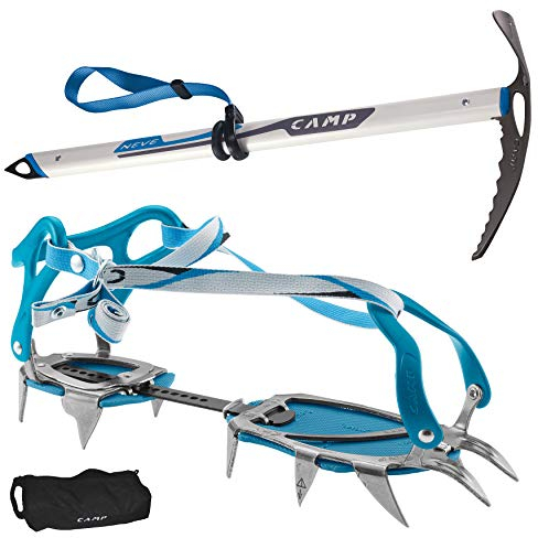 Camp Steigeisen Stalker Universal Blue + Steigeisentasche + Eispickel Neve 57cm
