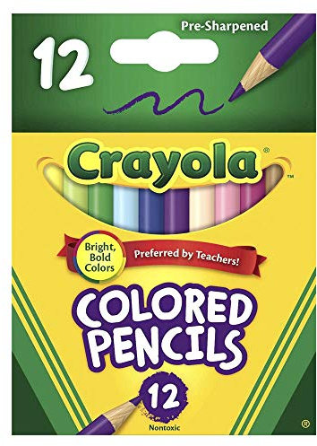 CRAYOLA 68-4112 Buntstifte, kurz, 12 Stück