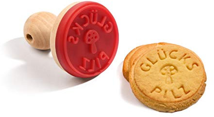 Keks-Stempel Glückspilz