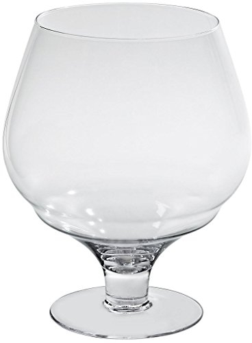 CRISTALICA Windlicht Cognacschwenker XL Famous 40cm Kerzenhalter Deko Gefäß Schale Klarglas