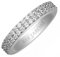 Sif Jakobs Jewellery Damen Ring Corte Due mit weißen Zirkonen, Gr. 54