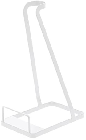 YAMAZAKI 3273 Tower Vacuum Cleaner Stand, White, Steel, 15 x 24 x 38 cm