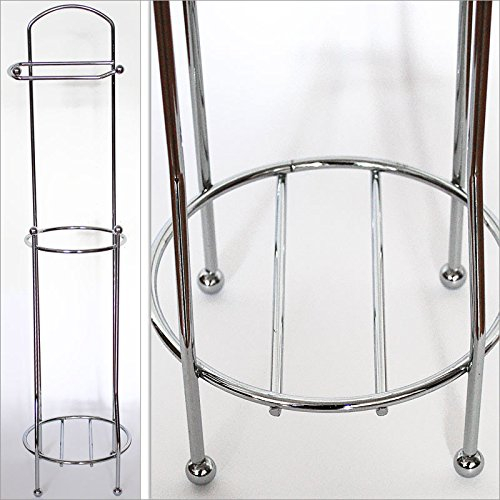 Klopapier Rollen Halter Luxus Ausführung In Schwerem Chrom Neu 1210-1