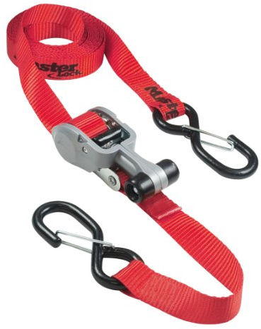 Master Lock - 3236EURDAT - 4 Sangles à cliquet et crochets S - New design - 4,25 m x 25 mm