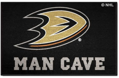 FANMATS 14390 NHL Anaheim Ducks Nylon Universal Man Cave Starter Teppich