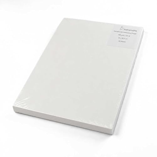 Hahnemuhle 300gsm Watercolour Paper 32.5 x 25cm Pack of 40 Sheets