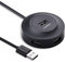 Ugreen 20277 - USB 2.0 Hub 4 Porte per Cellulari, ebooks, Tablets, Tastiera, Mouse e Lettori di Carte, Nero