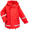 BMS atmungsaktive Regenjacke für Kinder, rot, Größe 134