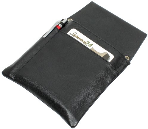 Holster Halfter Kellnertasche Tasche für Kellner Geldbörsen echt Leder schwarz