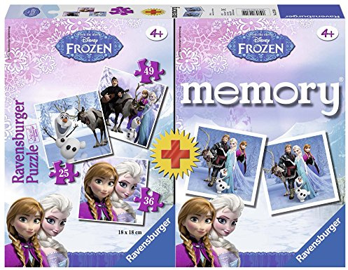 Ravensburger 223114 - Spiel Memory und Puzzle Disney Frozen