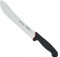 Giesser seit 1776 - Made in Germany - Zuschneidemesser rutschfest PrimeLine, 24 cm Klinge mit Kulle, schwarz, scharfes Häutemesser spülmaschinenfest, rostfrei
