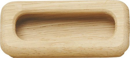 Inset Handle for Kitchen/Bedroom/Cabinet/Door/Cupboard/Drawer Handle (Unfinished Oak Inset Handle)
