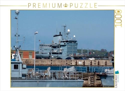 CALVENDO Puzzle EIN Motiv aus dem Kalender Marinehafen Kiel | 1000 Teile Lege-Größe 64 x 48 cm Foto-Puzzle für glückliche Stunden