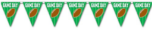 Everflag Wimpelkette wetterfest 3,7 m : Football/Game Day, dünne Qualität