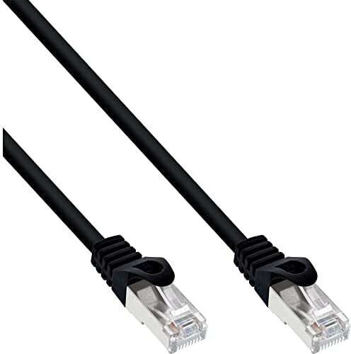 InLine 72575S Patchkabel, SF/UTP, Cat.5e, schwarz, 7,5m