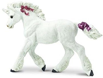 Safari Ltd. Unicorn Baby Figurine - Detailed 3.75 Plastic Model Figure - Fun Educational Play Toy for Boys, Girls & Kids Age 3+